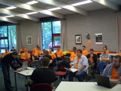 the oranging at FOAFCamp